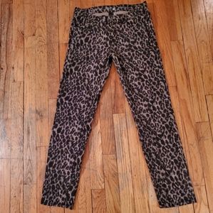 Leopard Skinny Pants